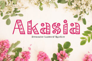 Akasia Typeface: A Botanical Font for Organic Brand Identity
