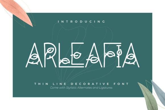 Arleafia: The Decorative Typeface That Elevates Small Business Branding