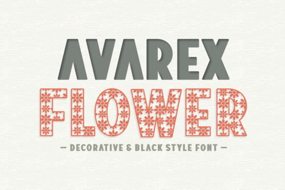 Avarex Flower Font Review