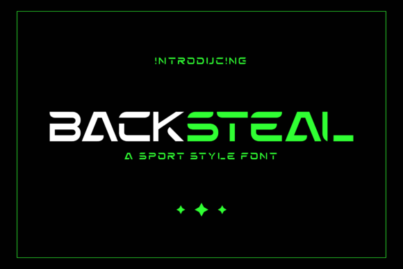Backsteal: The Sport-Style Typeface for Scroll-Stopping Campaigns