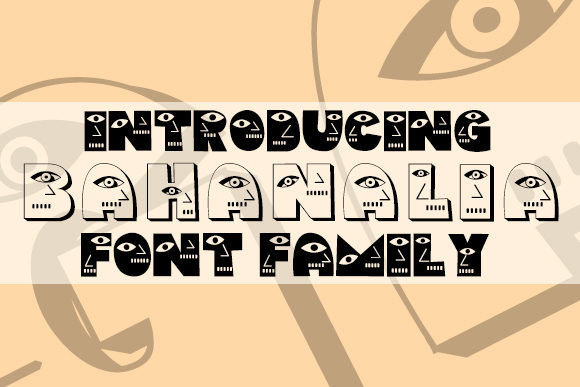 Bahanalia: A Playful Decorative Typeface for Handmade Goods