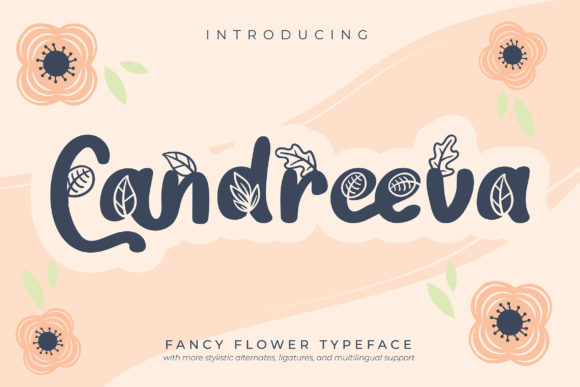Candreeva: The Decorative Font That Brings Autumn Warmth to Your Brand