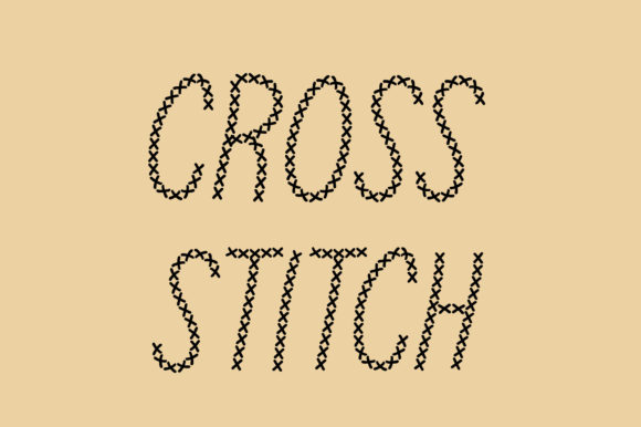 Cross Stitch Typeface Review: A Decorative Font for Campaign Visuals