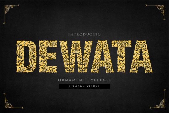 Dewata Typeface: Elevating Digital Brand Identity with Original Decorative Typography
