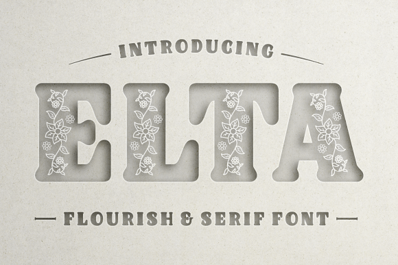 Elta: The Decorative Serif Typeface for Campaign Clarity
