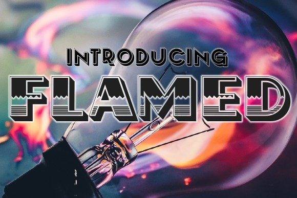 Flamed: A Creative Typeface for Handmade Branding