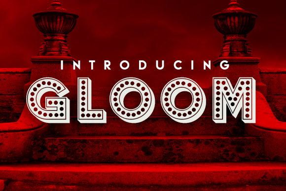 Gloom Typeface: A Neon Decorative Font for Bold Branding