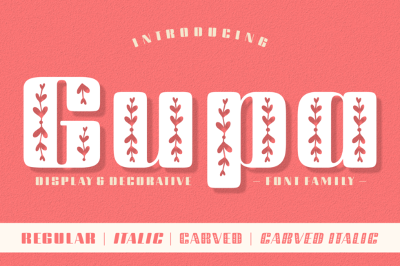 Gupa: A Creative Decorative Font for Engaging Campaign Visuals