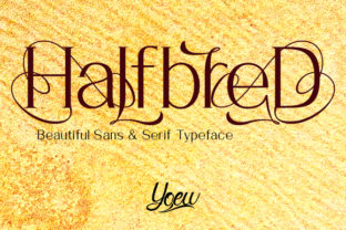 HalfbreD Typeface: Elevating Editorial Design with Decorative Elegance