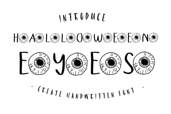 Halloween Eyes: A Creative Decorative Typeface for Editorial Design