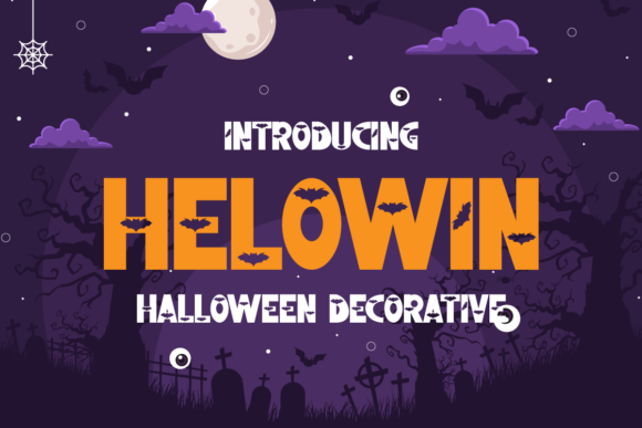 Helowin: A Spooky Decorative Font for Seasonal Branding