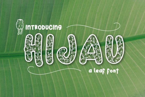 Hijau: A Chunky Decorative Typeface for Bold Brand Identity