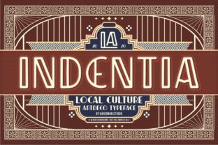 Indentia: A Sophisticated Decorative Typeface for Editorial Design
