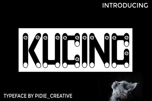 Kucing Typeface: A Designer’s Take on Unique Engraved Decorative Fonts