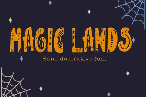 Magic Lands Typeface: A Playful Decorative Font for Digital Branding