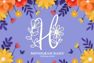 Monogram Daisy: A Decorative Typeface for Refined Editorial Design