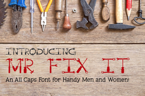 Mr. Fix It: A Creative Font for Small Business Branding