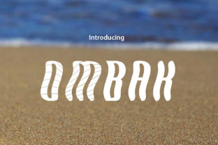 Ombak: A Playful Decorative Typeface for Beachy Brand Vibes