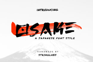 Osake: A Brush-Style Decorative Typeface for Dynamic Brand Campaigns