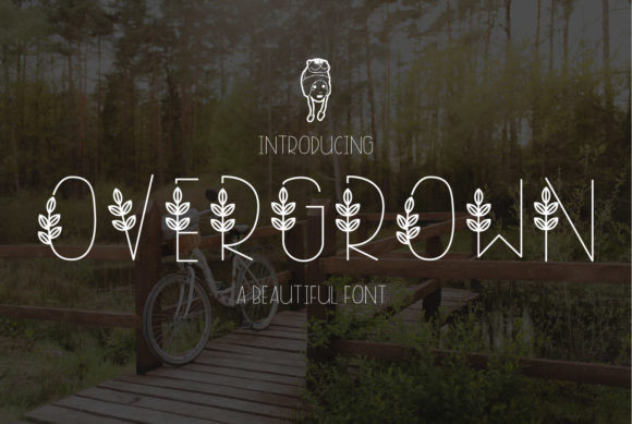 Overgrown Typeface Review: A Monoline Leaf Font for Organic Branding