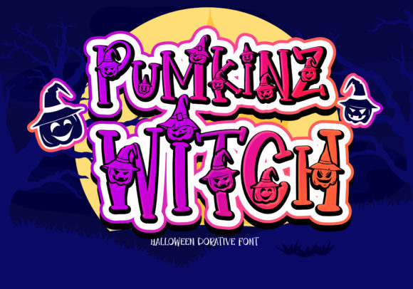 PumKinz Witch: A Quirky Decorative Font for Bold Brand Identity