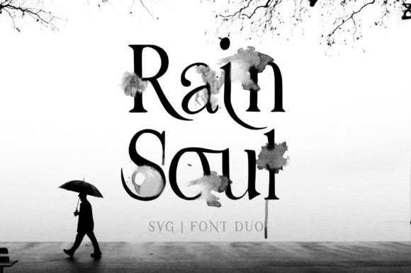 Rain Soul: The Decorative Typeface for Melancholic Brand Storytelling