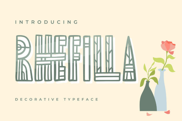 Rhefilla: A Decorative Typeface for Editorial Impact