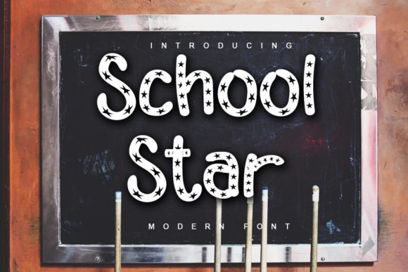 School Star: Elevating Digital Brand Identity with Playful Typography