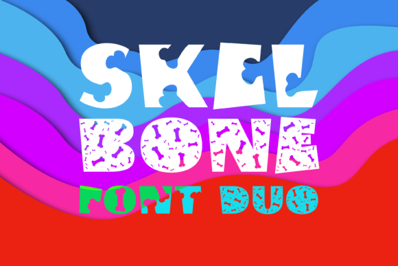 Skel Bone Duo: The Quirky Decorative Typeface for Handmade Branding