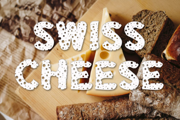 Swiss Cheese: A Playful Decorative Typeface for Modern Web Design