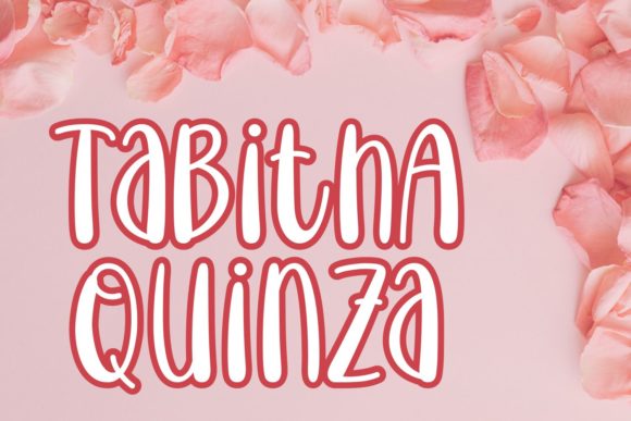 Tabitha Quinza: The Perfect Decorative Typeface for Handmade Branding