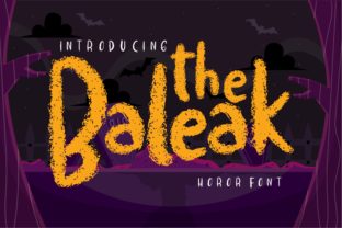 The Baleak: A Spooky Decorative Typeface for Bold Brand Identity