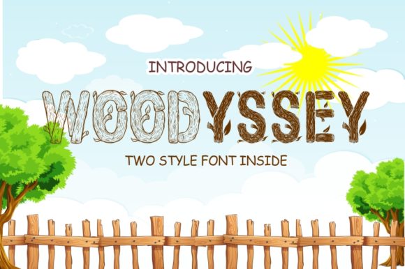 Woodyssey Typeface Review: A Quirky Decorative Font for Standout Branding