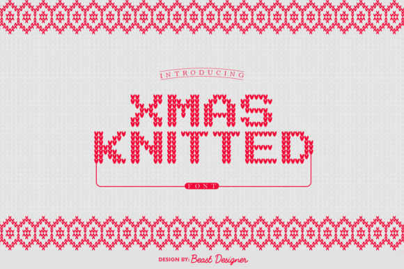 Xmas Knitted: A Cozy Decorative Typeface for Editorial Design
